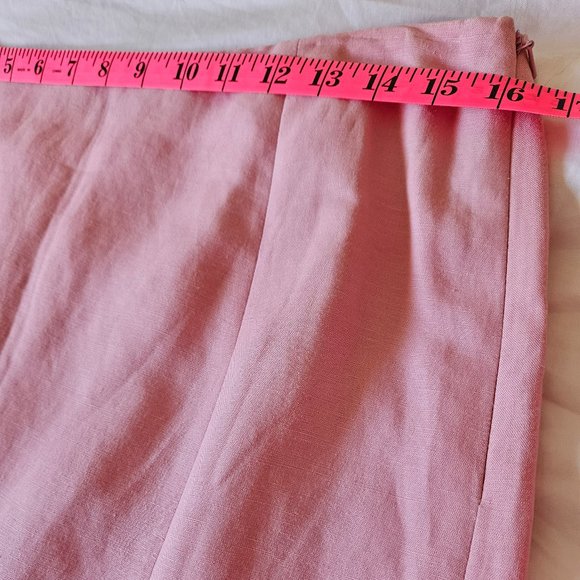 Ann Taylor Sz 10 Linen Skirt - Picture 6 of 9